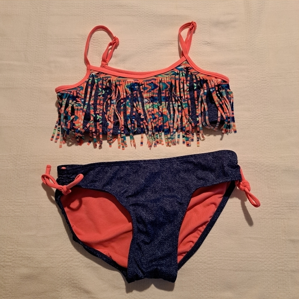 Justice girls size 14 bikini set